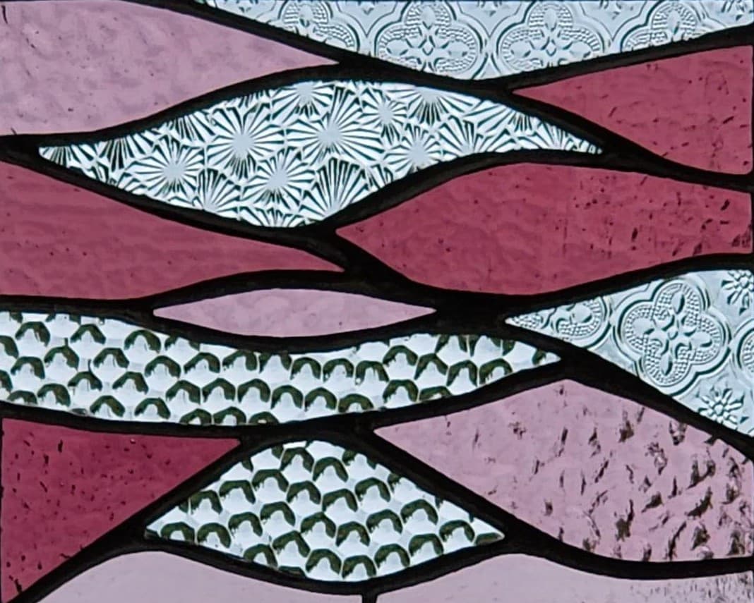 Custom stained glass artwork